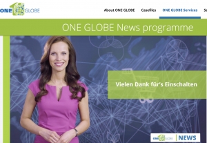 Moderatorin Susanne Schöne aus Dresden, München, Berlin moderiert das neue News-Format One.Globe in Karlsruhe